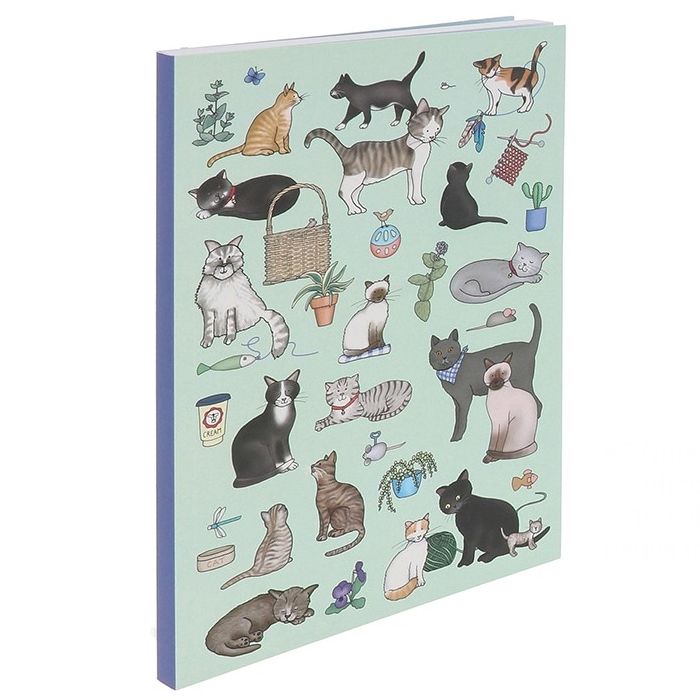 Emma Lawrence Cats A5 Softcover Notebook