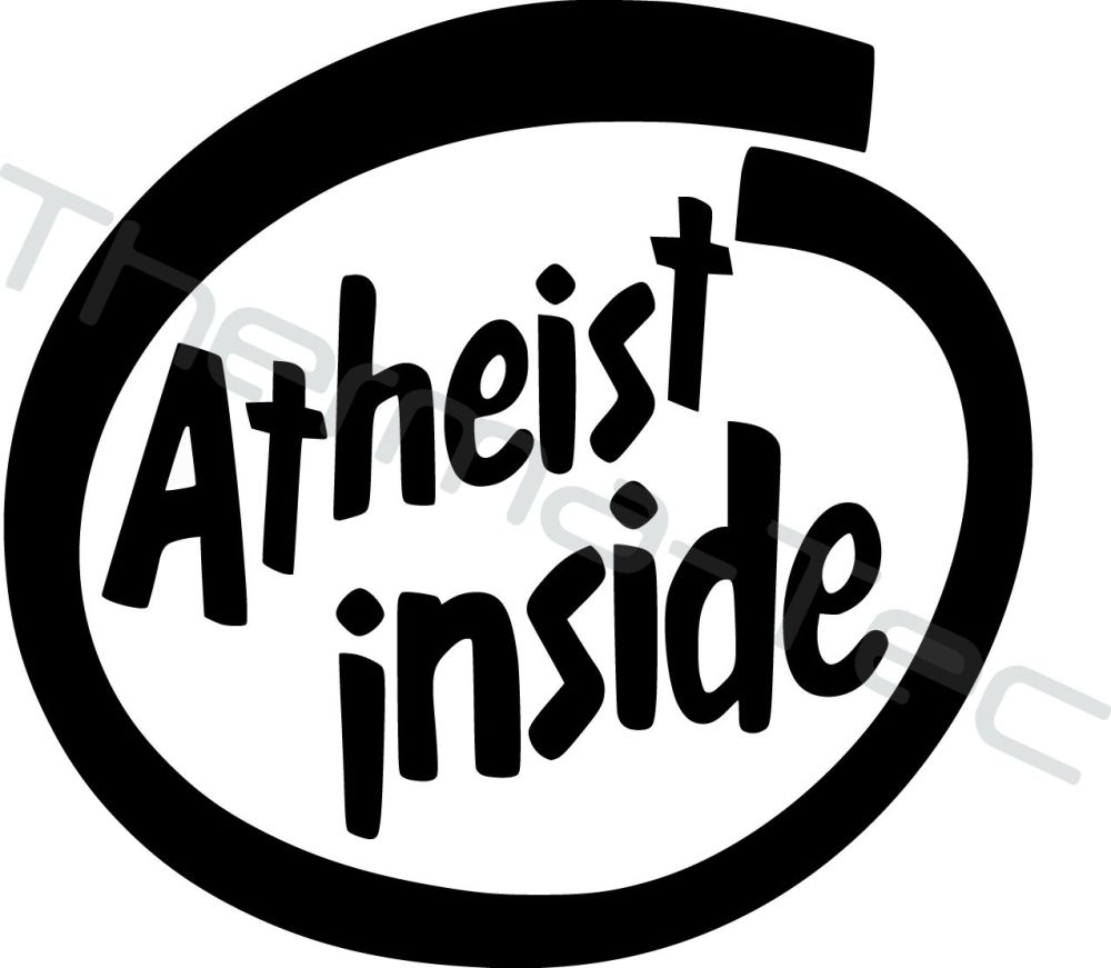 Atheist Inside vinyl decal