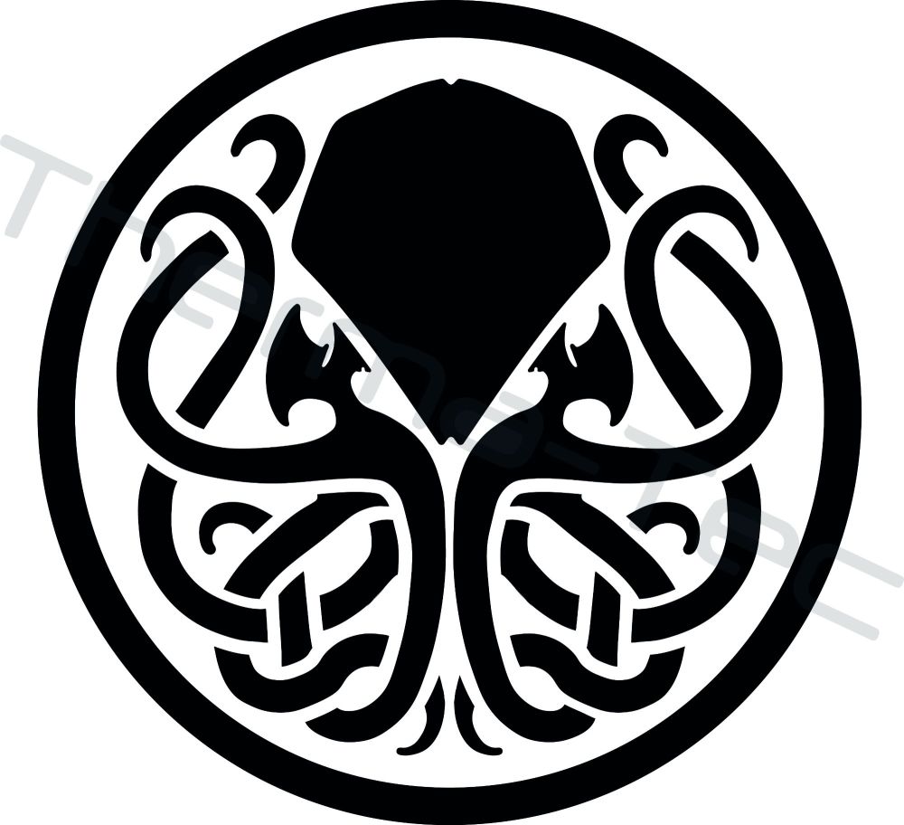 Cthulhu Mythos symbol vinyl decal