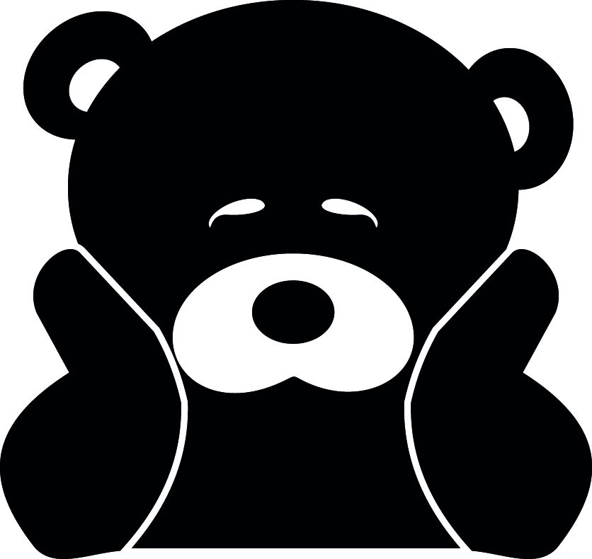 JDM CUTE BEAR VINYL DECAL