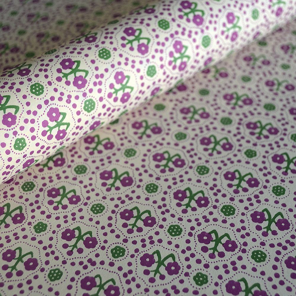 Purple and Green Motif