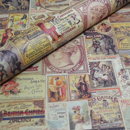 Vintage Ads - Fine Decorative Italian Paper