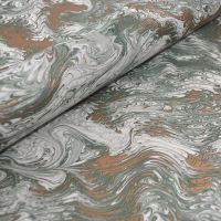 Green and Gold Marble