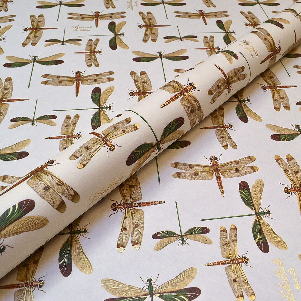 Green and Gold Dragonflies