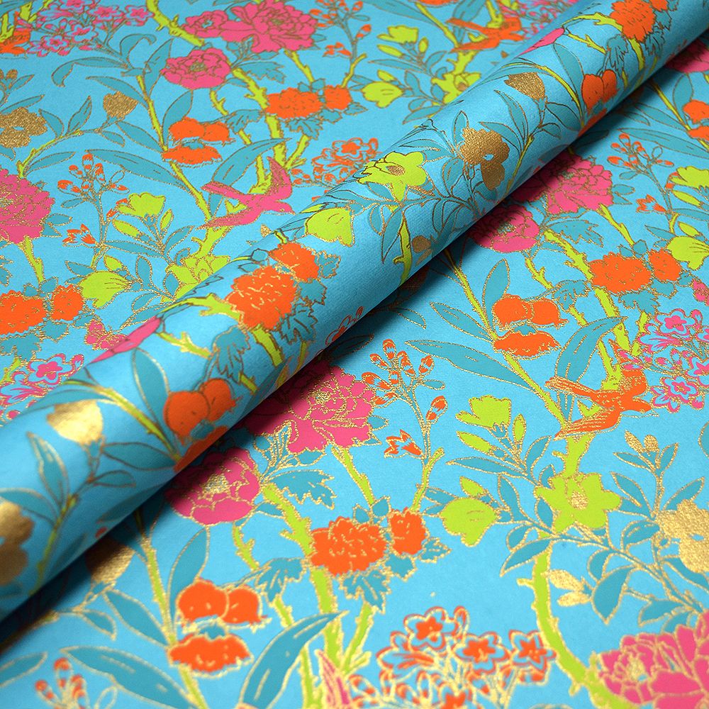 Floral Vine Turquoise