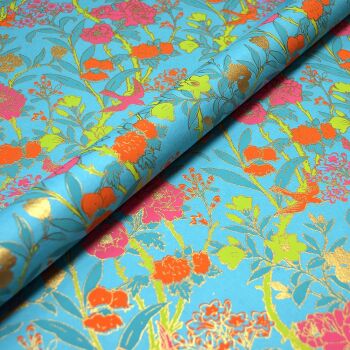 Floral Vine Turquoise