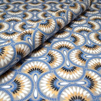 Blue Deco Fans