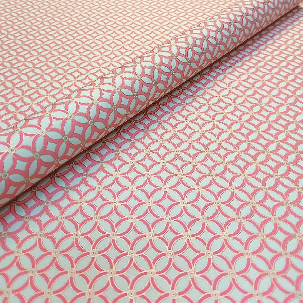 Pink and Gold Geometric