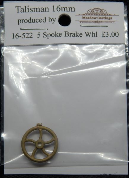 16-522 Five Spoke Brake Wheel