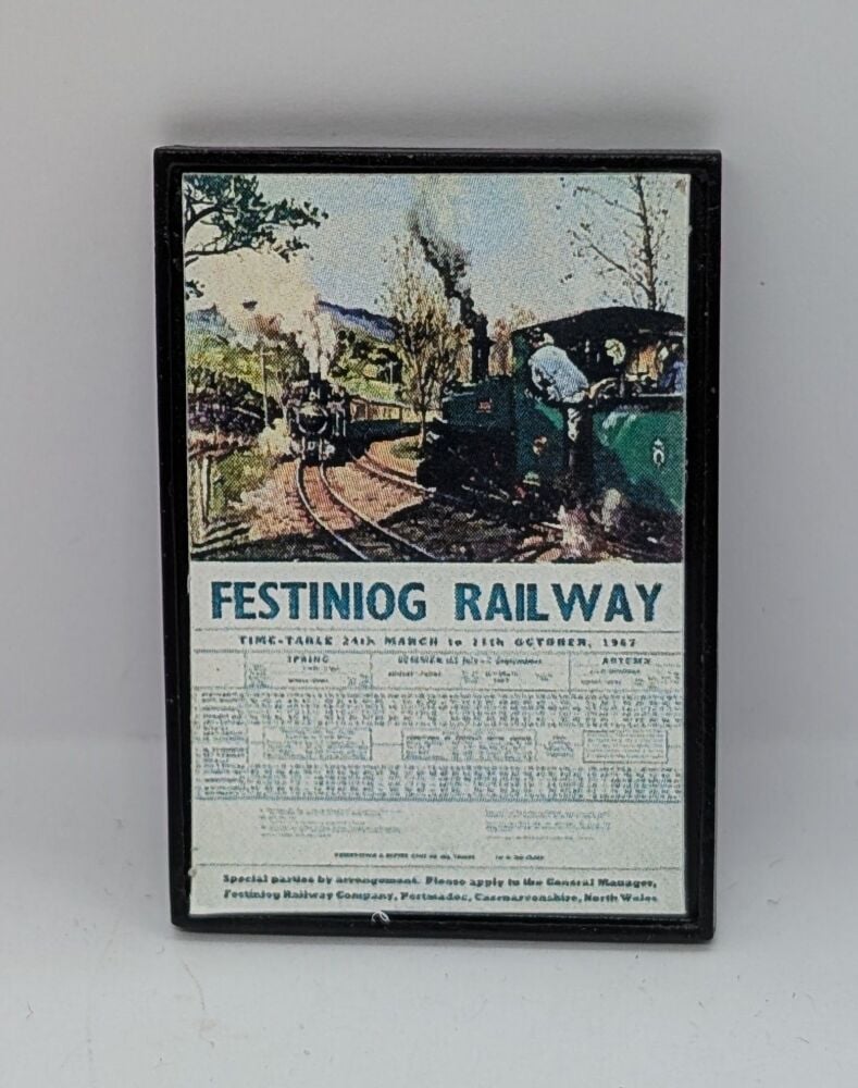 PW08P(FR) - Ffestiniog Poster Board