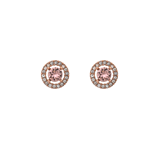 Miss Miranda Earrings - Vintage Rose