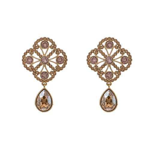 Miss Lola Earrings - Golden Shadow