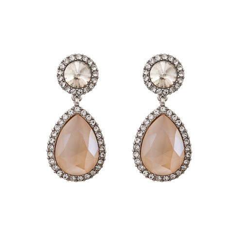 Miss Carlotta Earrings - Ivory Cream Lacquer