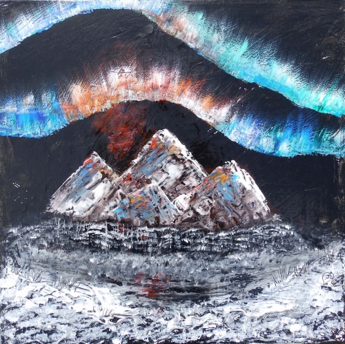 Northern Rocks by Janet Watson Art
