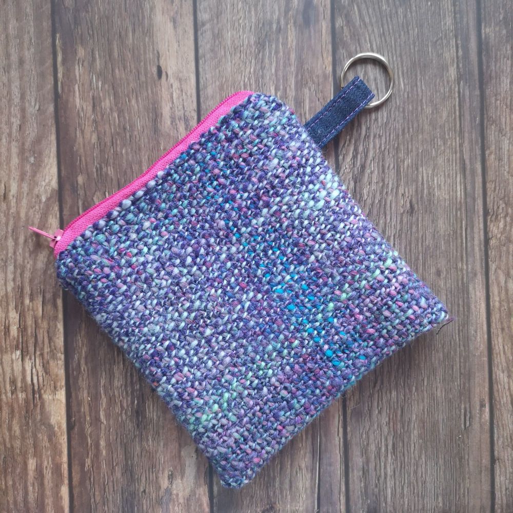 Hand Woven Zippered Notions Pouch 