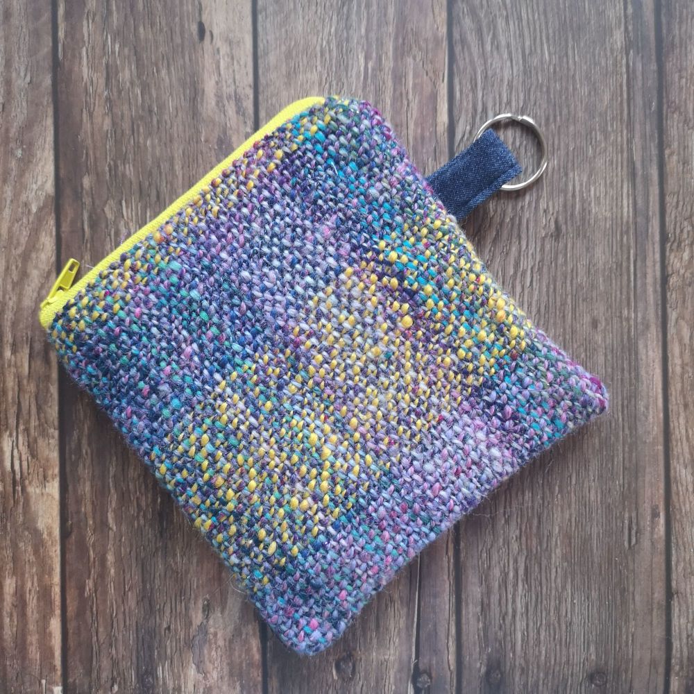Hand Woven Zippered Notions Pouch 