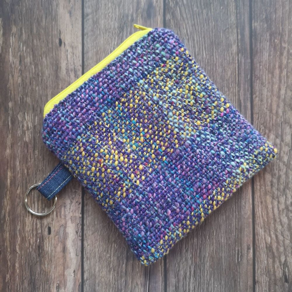 Hand Woven Zippered Notions Pouch 