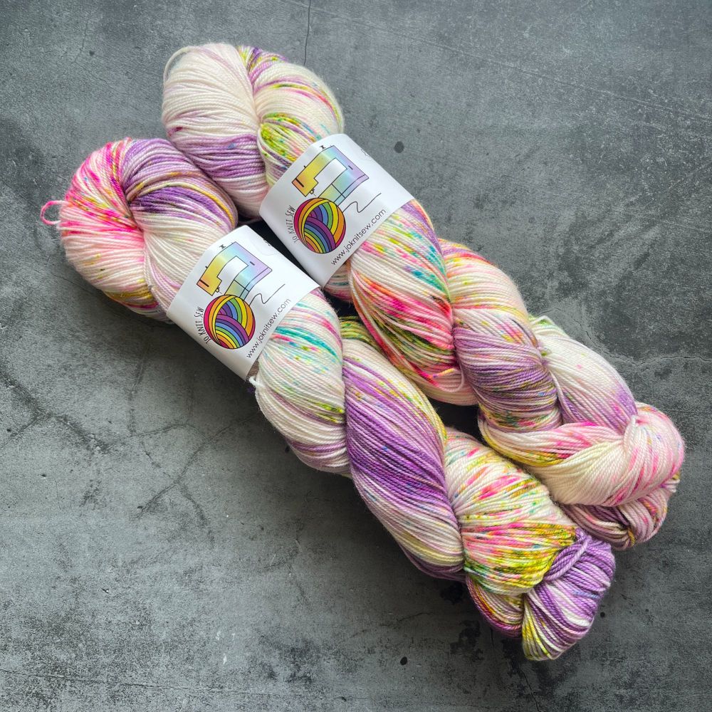 Funfetti on Merino Nylon Krypton sock