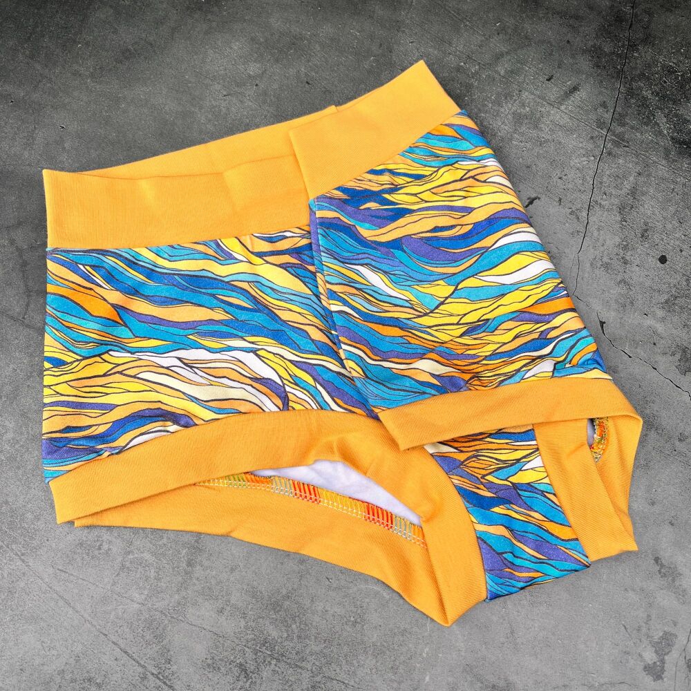 MEDIUM Boy Shorts UK 10-12 - Opal