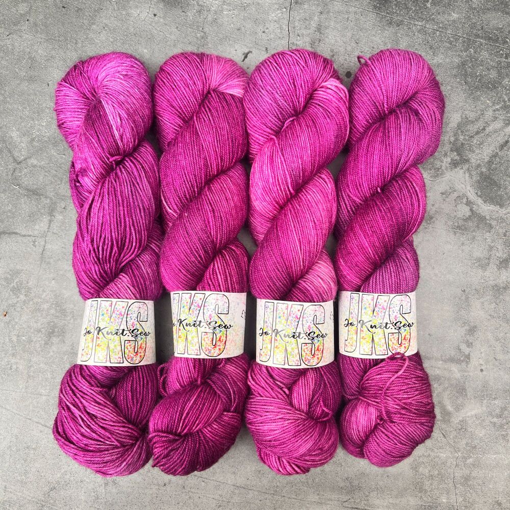 PURPLE Semi Solid on Merino Nylon Platinum sock
