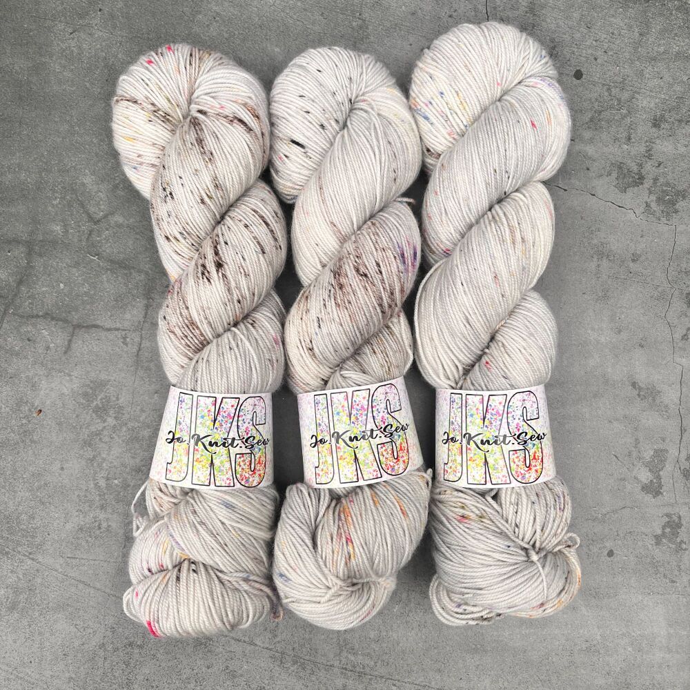 Scree Speckled on Merino Nylon Krypton sock