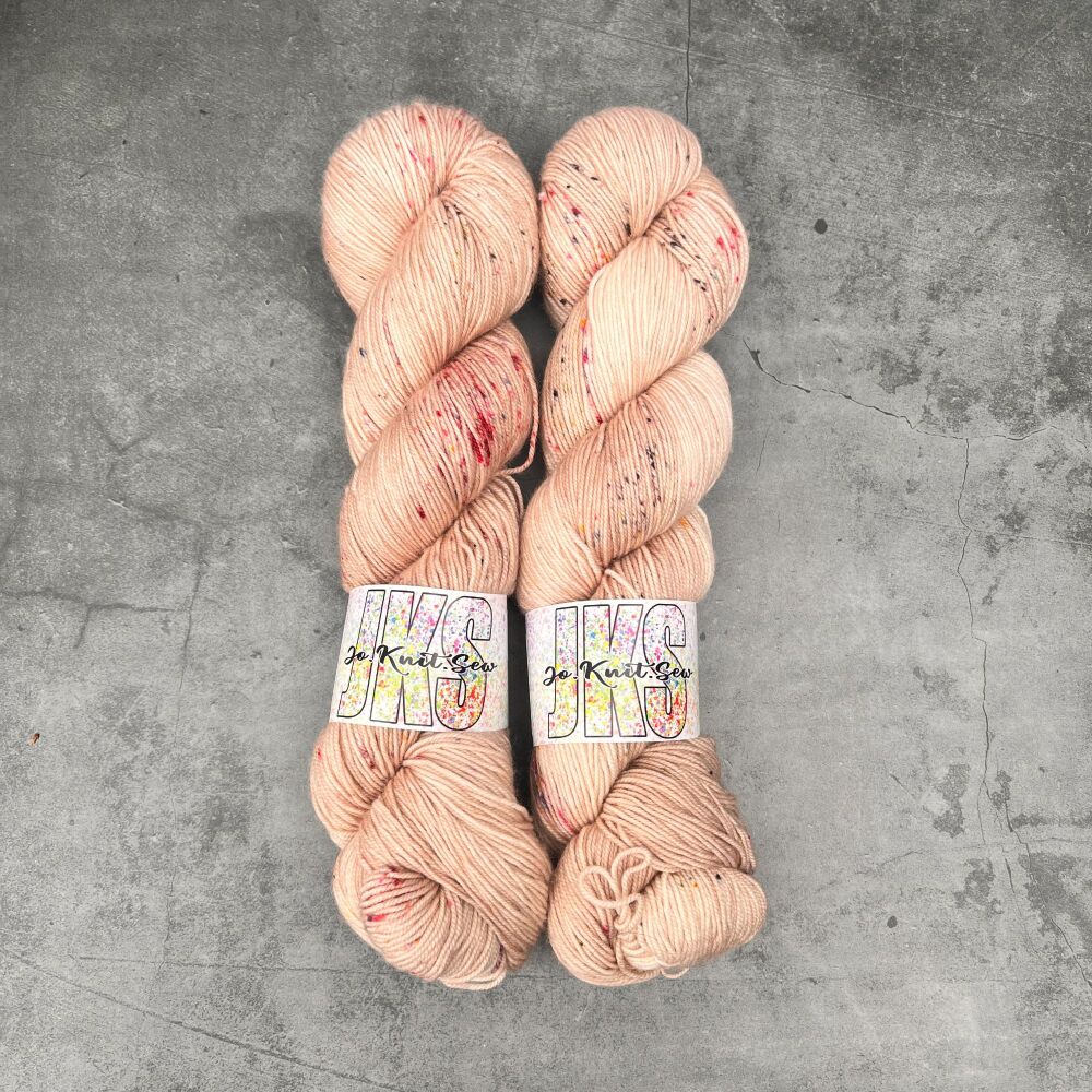 Fungi Speckled on Merino Nylon Krypton sock