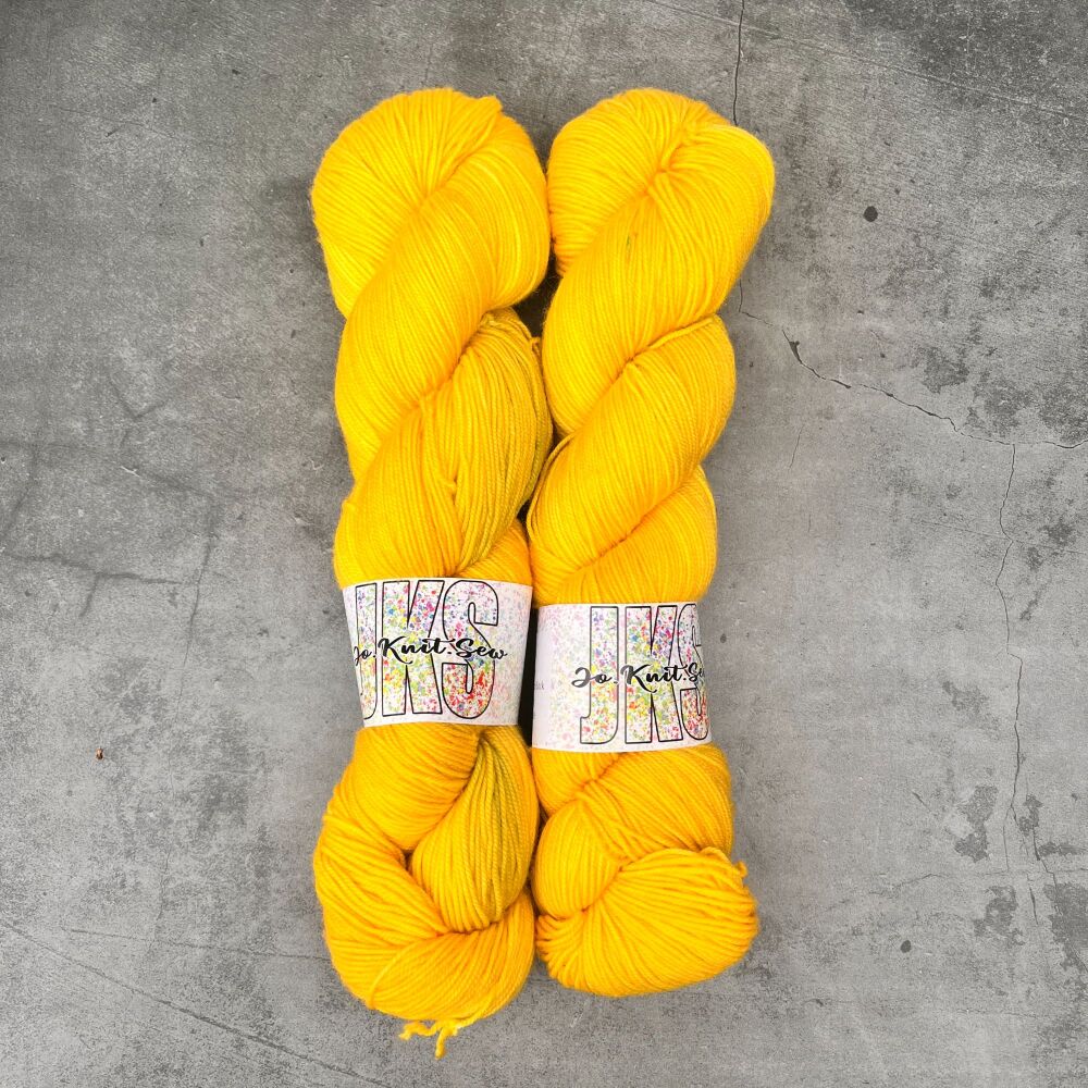 SUNSHINE Semi Solid on Merino Nylon Platinum sock