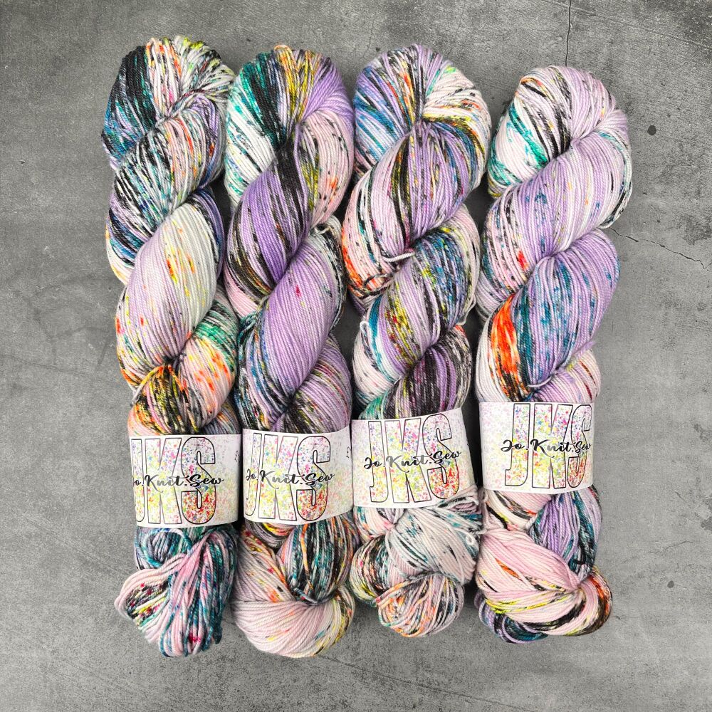 Princess Wannabe on Merino Nylon Krypton sock