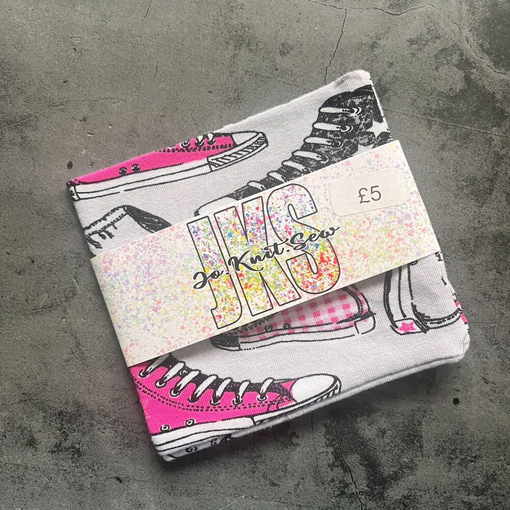 Pink Sneakers Yarn Hug