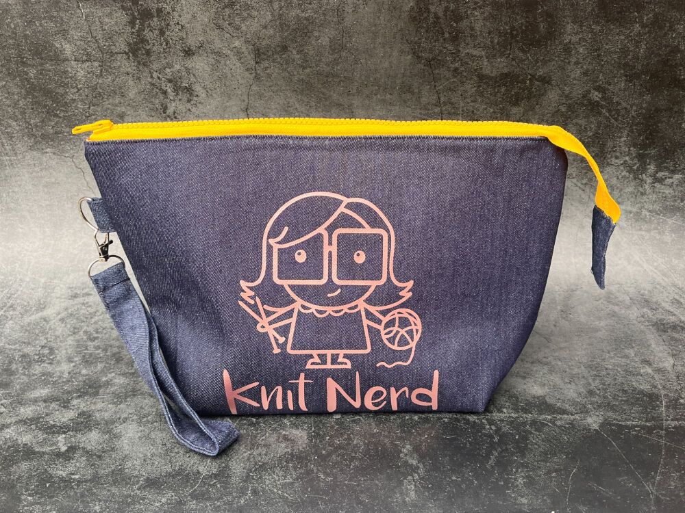 Knit Nerd Boxy Bottomed Project Bag