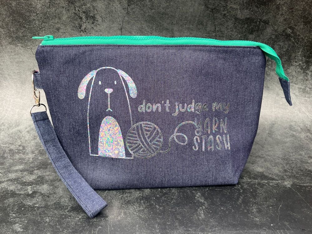 Don't Judge Boxy Bottomed Project Bag