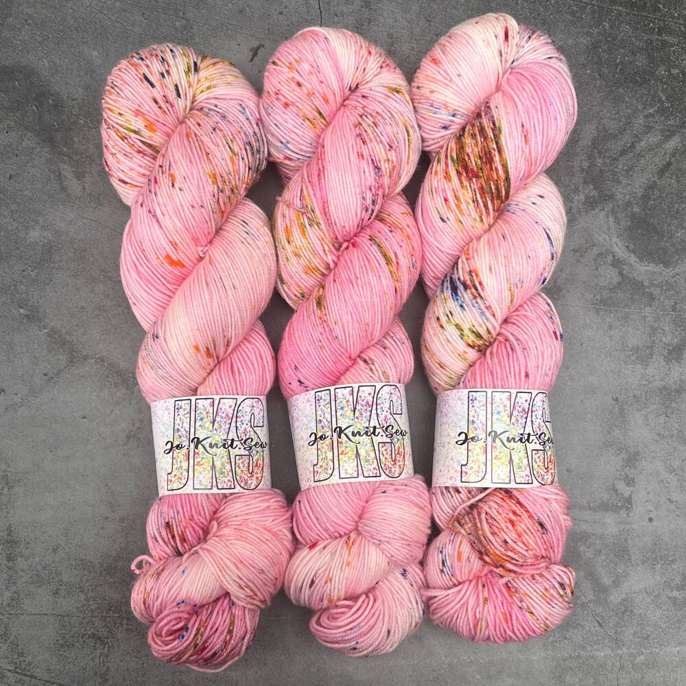 Heather Speckled on Merino Nylon Krypton sock