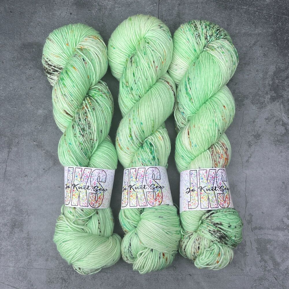 Lichen Speckled on Merino Nylon sock