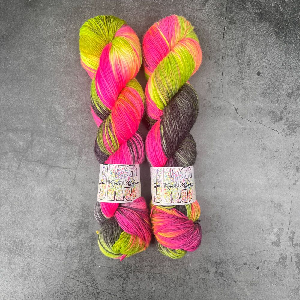 American Girl  on Merino Nylon Krypton sock