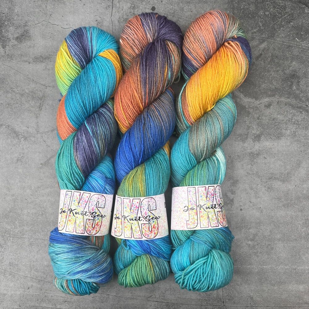 Verdigris on Merino Nylon Krypton sock