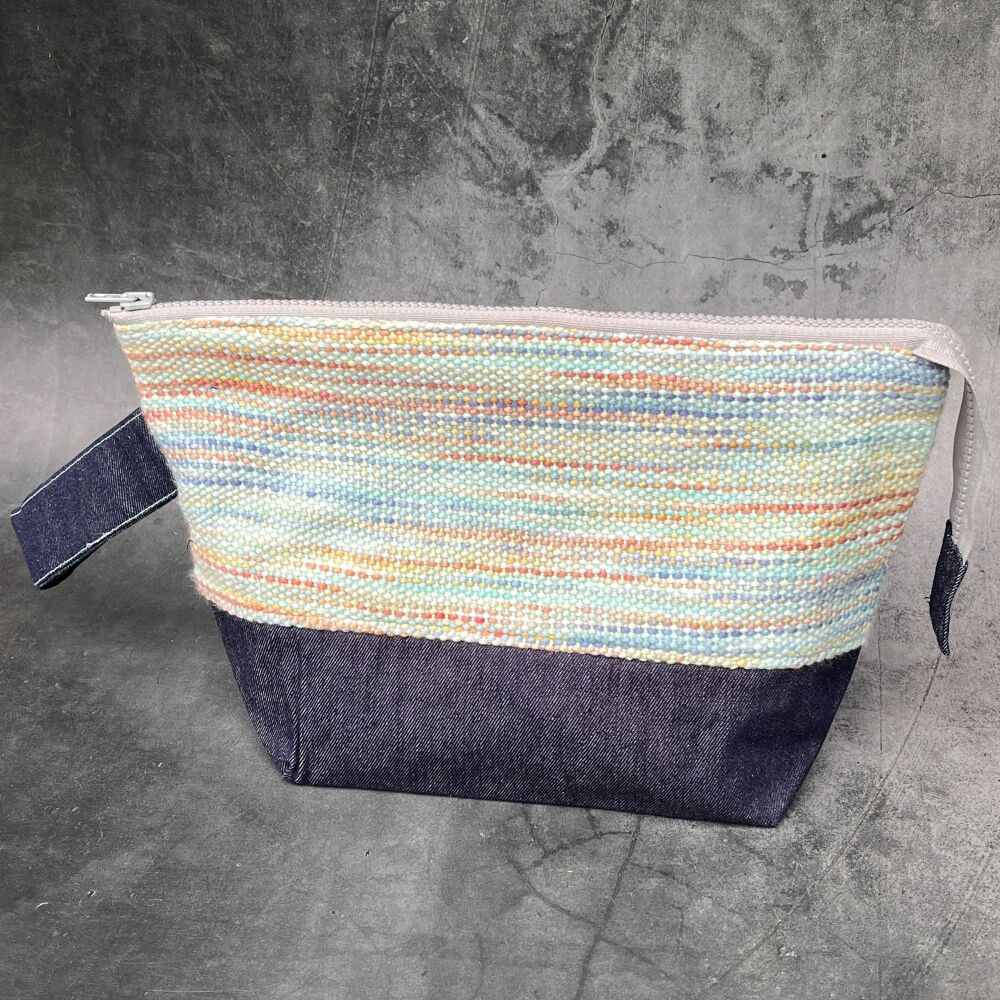 Hand Woven Cotton / StarBurst Boxy Bottomed bag