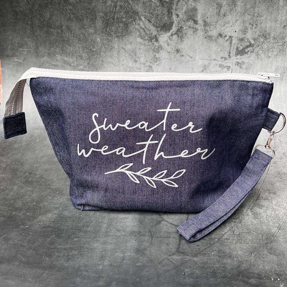 Sweater Weather Boxy Bottomed Project Bag 