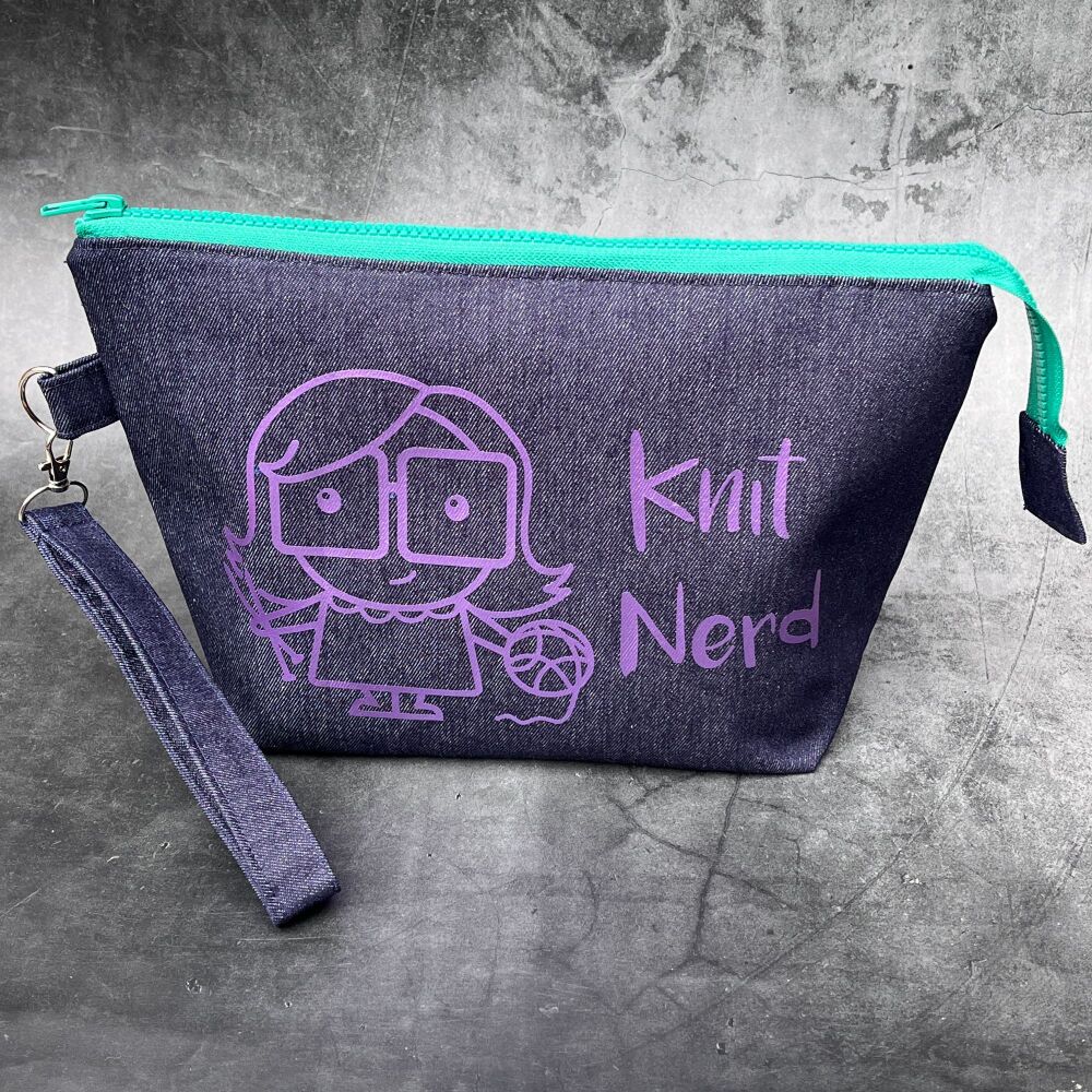 Knit Nerd Boxy Bottomed Project Bag