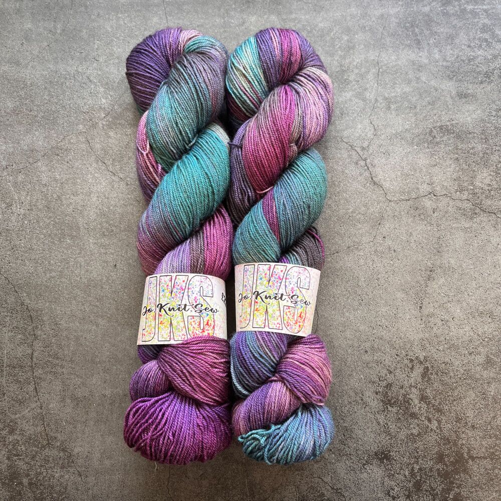 Hot Mess on Merino / Yak / Nylon sock