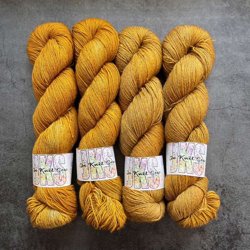 MUSTARD Semi Solid on Merino / Yak / Nylon sock