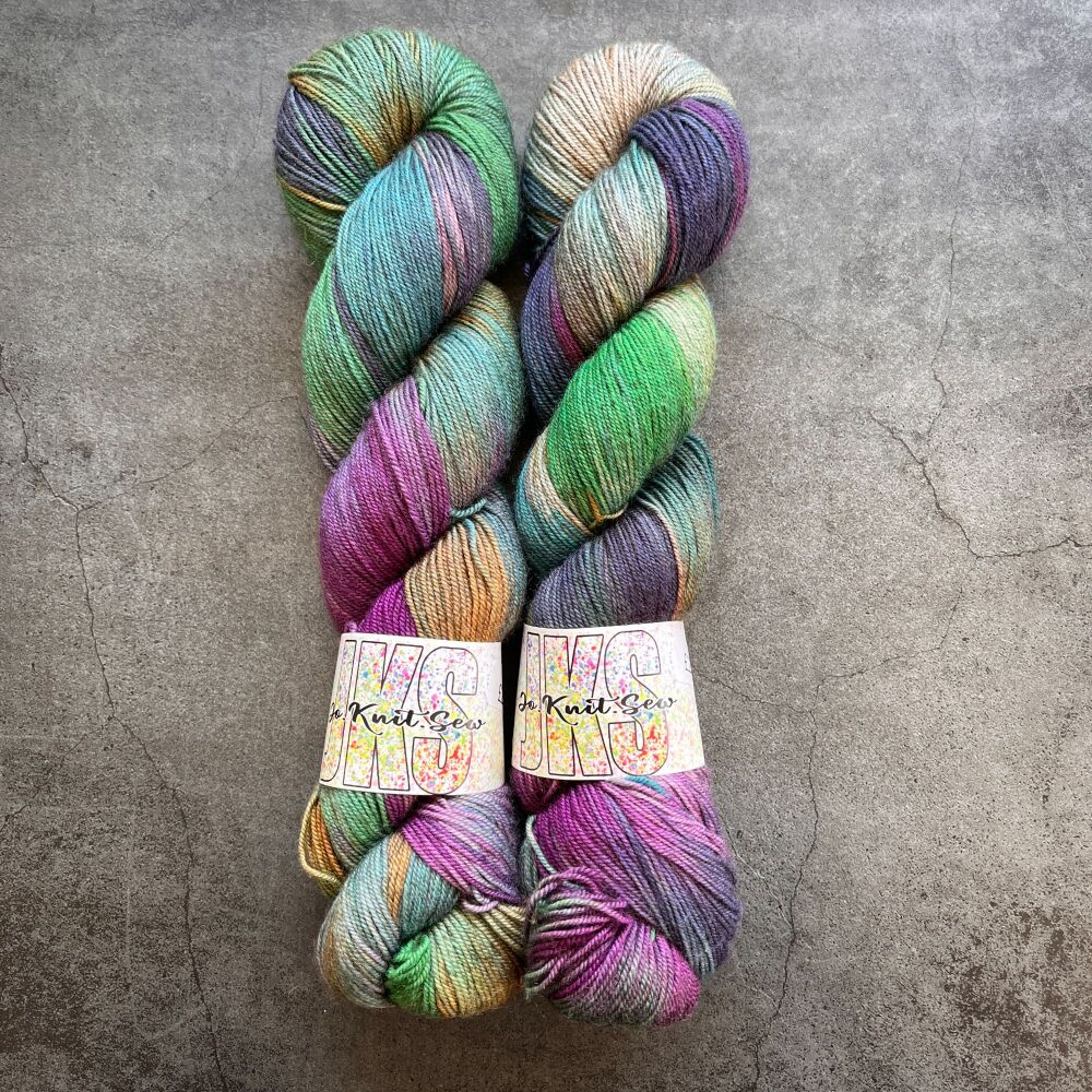 Opal's Eve on Merino / Yak / Nylon sock
