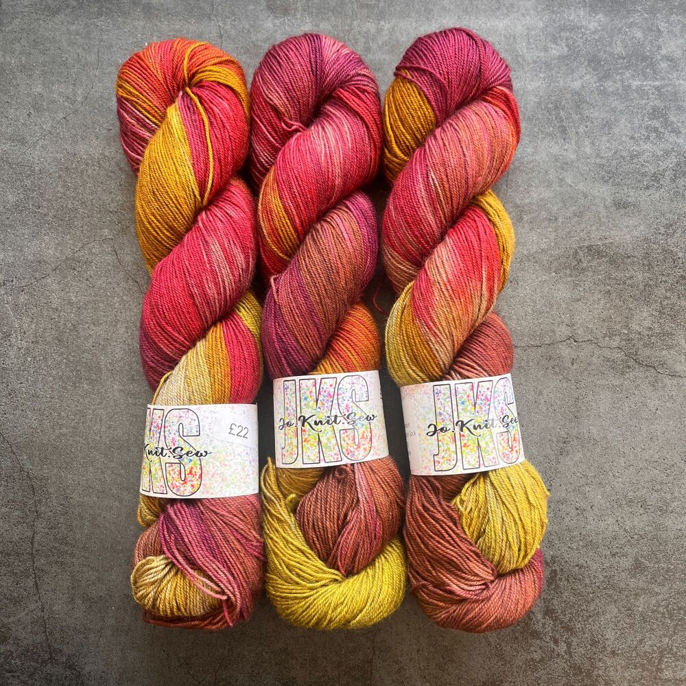 Perpetual Adoration on Merino / Yak / Nylon sock