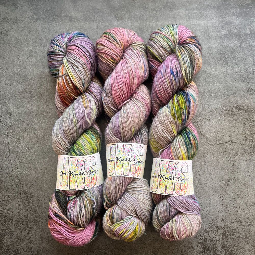 Princess Wannabe  on Merino / Yak / Nylon sock