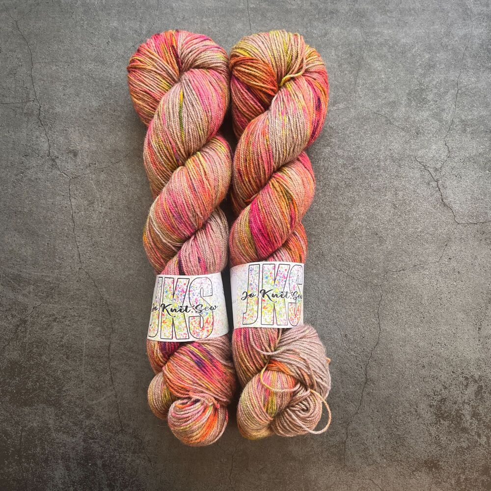 Tutti Frutti on Merino / Yak / Nylon sock