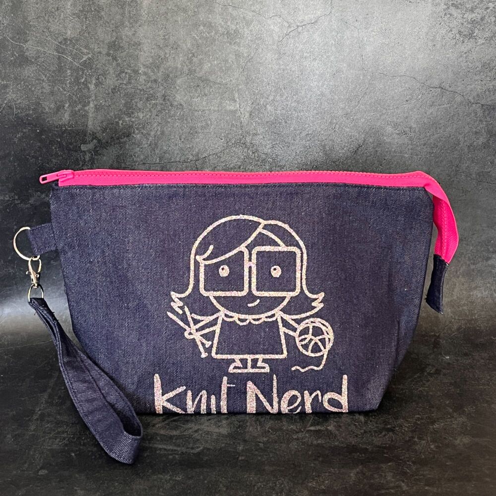 Knit Nerd Boxy Bottomed Project Bag