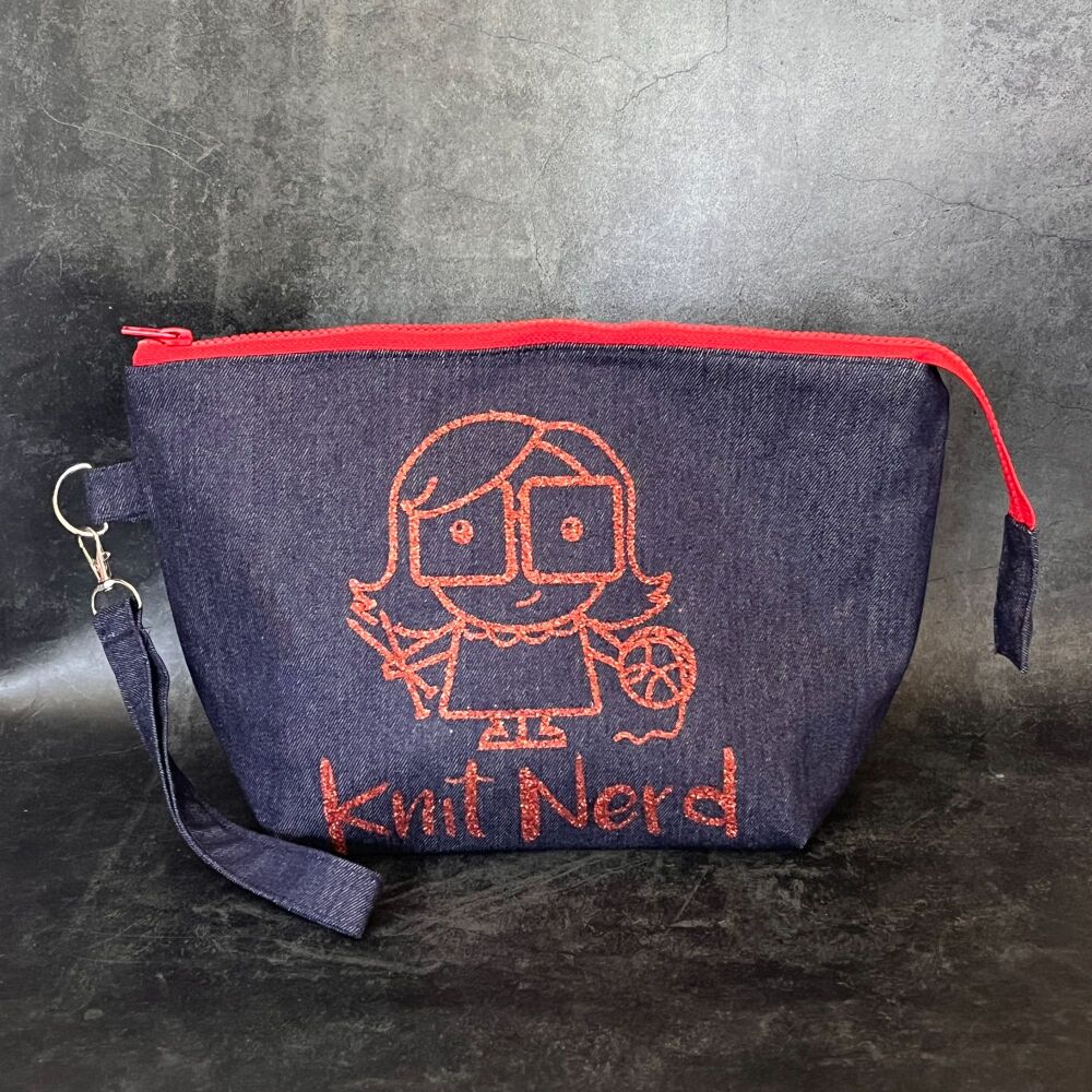 Knit Nerd Boxy Bottomed Project Bag