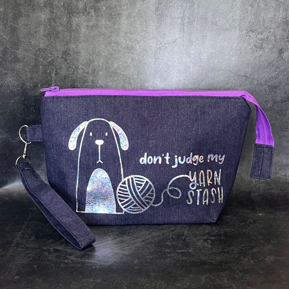 Don't Judge Boxy Bottomed Project Bag