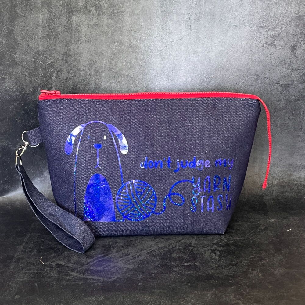 Don't Judge Boxy Bottomed Project Bag