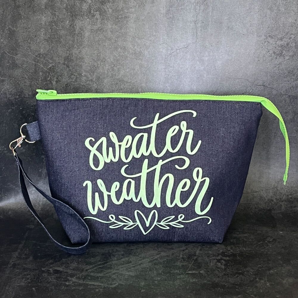 Sweater Weather Boxy Bottomed Project Bag