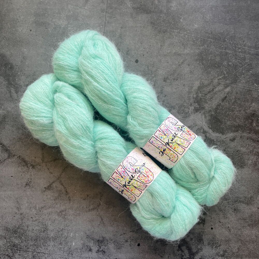 Aqua Baby Suri / Silk Fluffy Lace